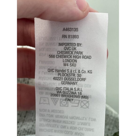 Susan Graver Weekend Petite Plaid Knit Corduroy Tunic Shirt Size XL Hunter Green - Picture 7 of 8